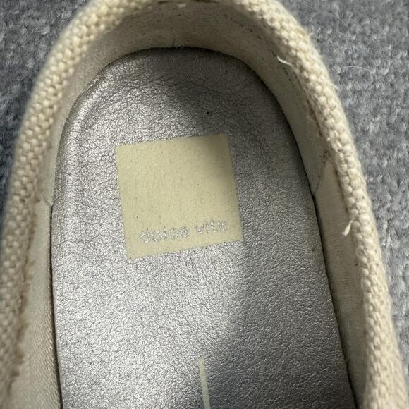 Dolce Vita Shoes Womens Size 8.5 Canvas Snake Print Lace Up Low Top Sneakers - Picture 6 of 12